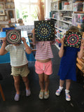 28th Oct. 10-12: Family Mandala painting with glow in the dark paint