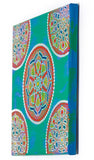 Greek mosaic style canvas dot painting