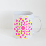 Hand painted Mandala Mug,