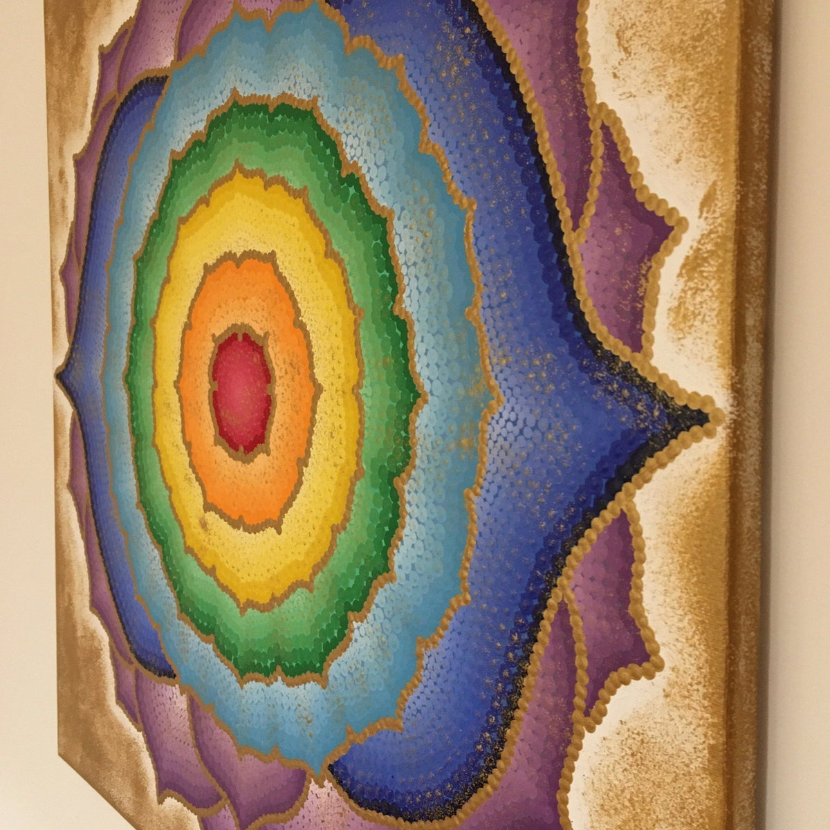 Colourful lotus flower of chakras Mandala | Lotus flower Mandala | Lotus flower chakra art