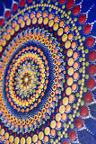 Dot Mandala meditation tool gold blue red white bronze green