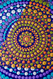 Modern dot Mandala gold bronze green silver purple blue turquoise