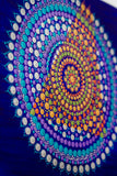 Modern dot Mandala bronze gold green silver purple turquoise blue