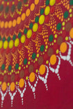 Colourful meditation dot mandala detail