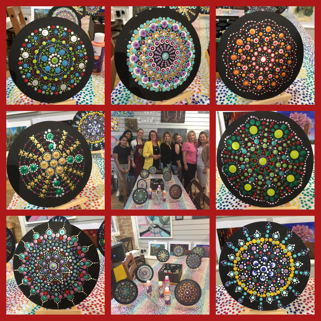 Mandala Painting Workshop with Nelly in Leek- Foxlowe, Cabbage Rose