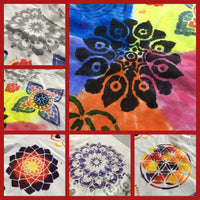 28th October, 2-4pm: Mandala painting on T-shirts (with stencils)