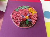 18. Feb. 2-4pm: Quilling a vase of flowers