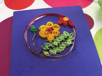 18. Feb. 2-4pm: Quilling a vase of flowers