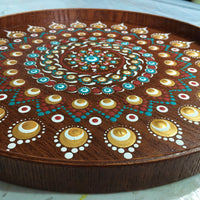 7th Sept, 2-5pm: Mandala themed tray painting