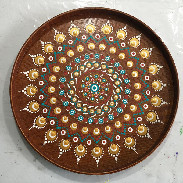 7th Sept, 2-5pm: Mandala themed tray painting