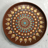 15th June, 1:30-4:40pm: Mandala themed tray painting