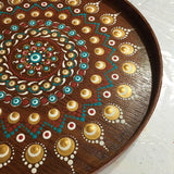 14th Sept, 1:30-4:40pm: Mandala themed tray painting