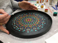17th July, 10:30-1:30pm: Mandala tray painting