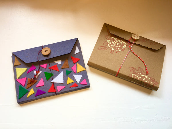 29th May, Wednesday, 2-4pm: Envelope pouch with pockets