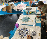 28th October, 2-4pm: Mandala painting on T-shirts (with stencils)