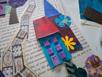 3D fairy tale village collage