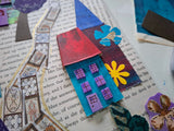 3D fairy tale village collage