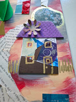 3D fairy tale village collage