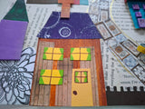 3D fairy tale village collage